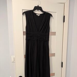 Joie black maxi dress deep v neck
